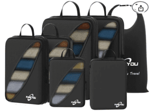 a group of black luggage bags