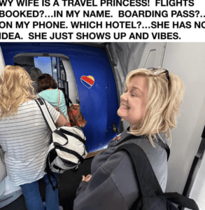 a woman smiling at the camera