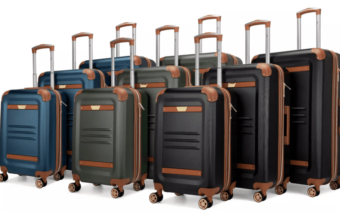 Groupon Deal: 3 Piece ITALIA Vintage Expandable Luggage Set