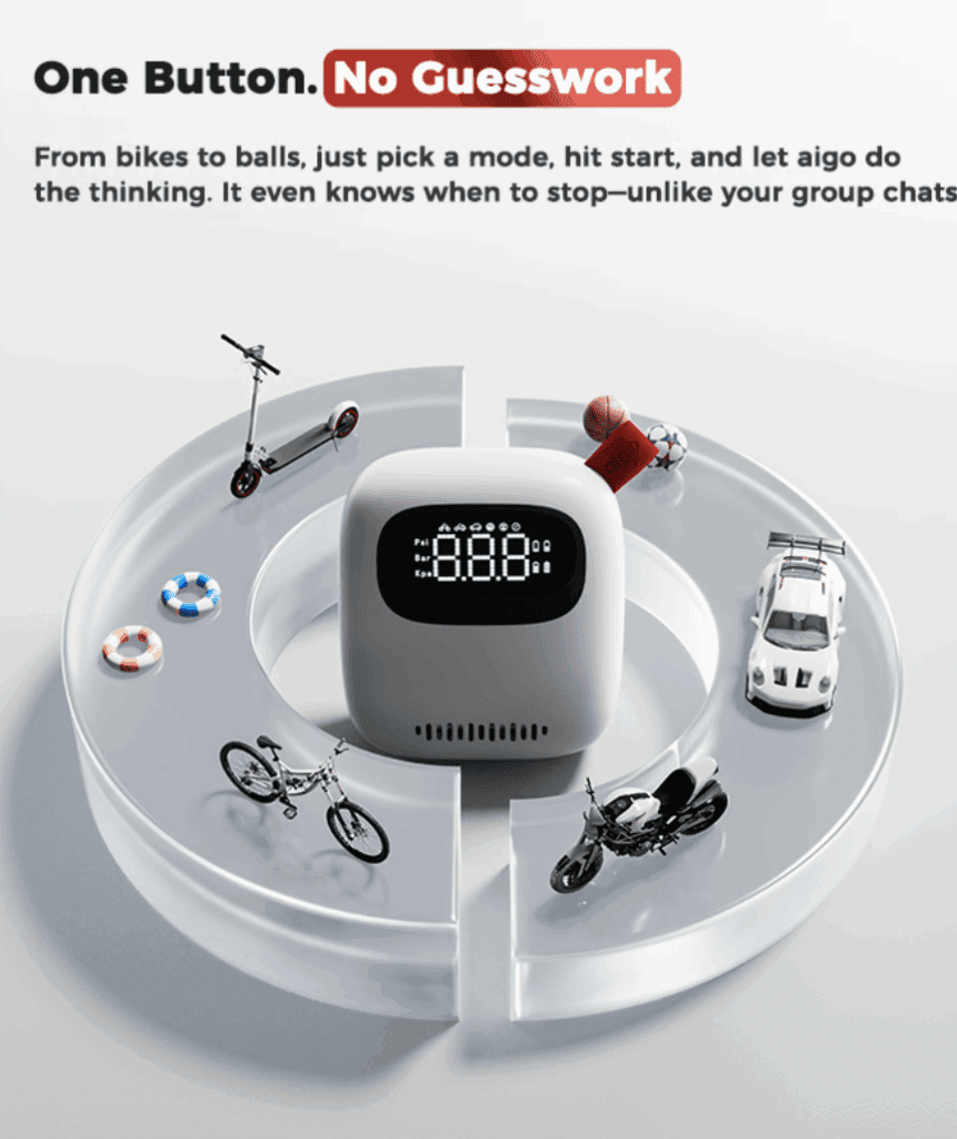 a digital clock on a circular object with toys around it