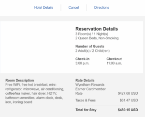 a screenshot of a hotel