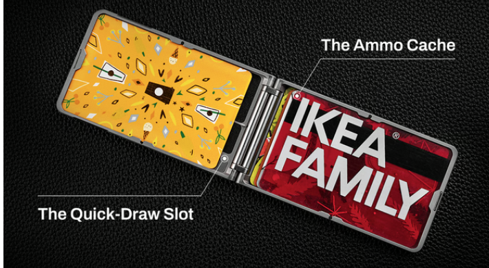 a card game with text on it