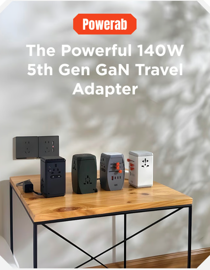 a group of electrical devices on a table