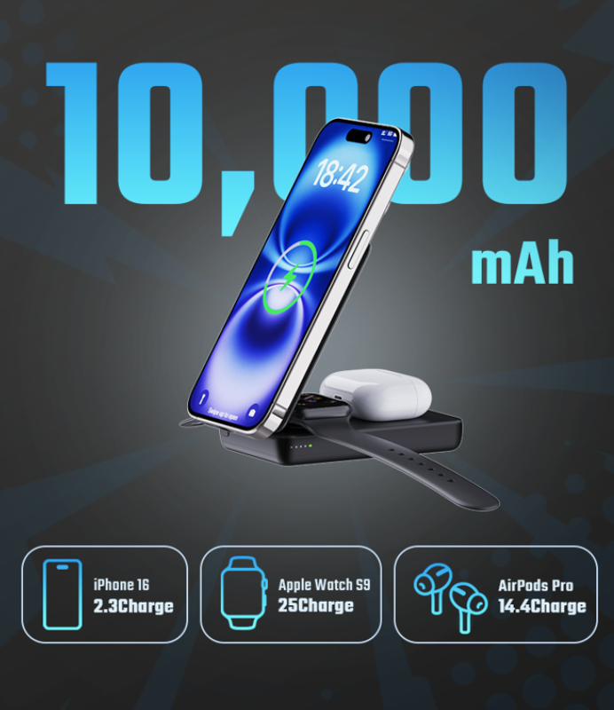 a cell phone on a wireless charger