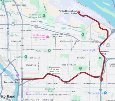 The cheapest and best way from Downtown Portland to Portland Airport