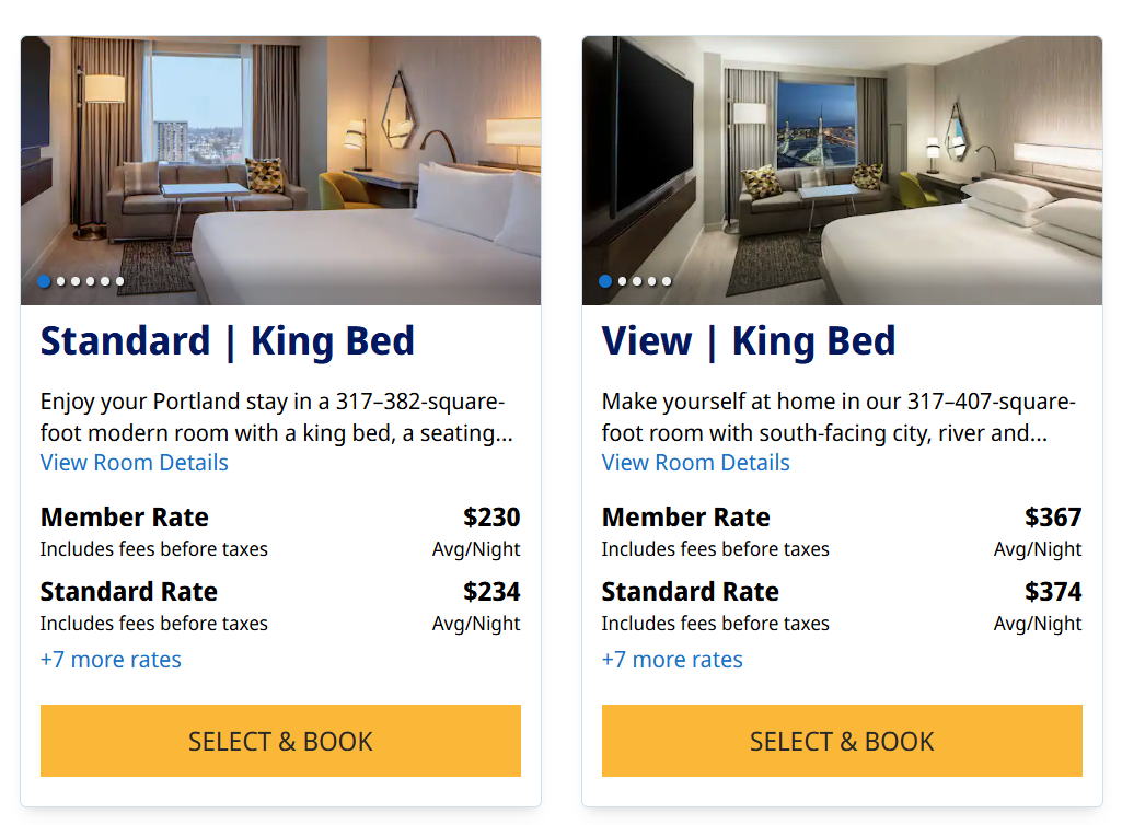 screens screenshot of a hotel room