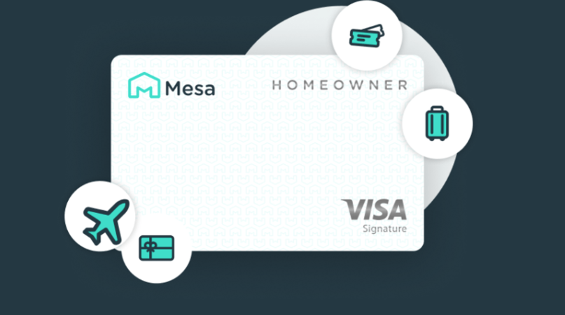 a white card with icons on it