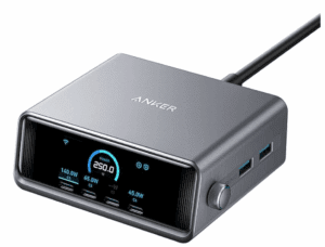 a rectangular device with a cable