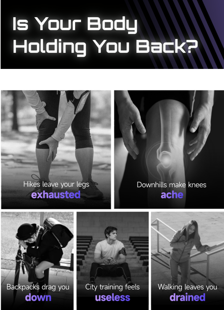 a collage of images of people with pain