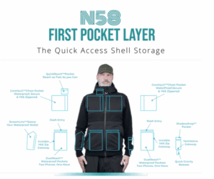 a man standing in front of a white background