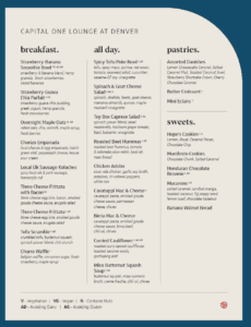 a menu of a restaurant