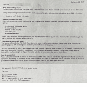 a letter with a message