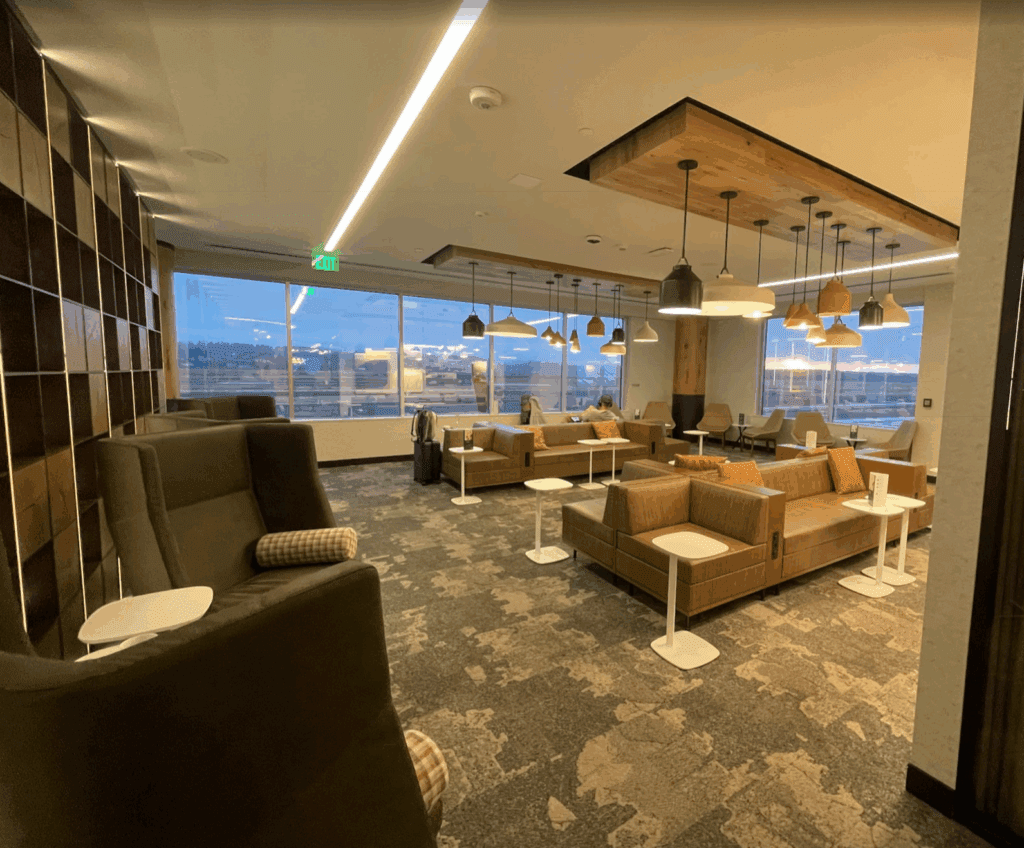 a room with couches and chairs