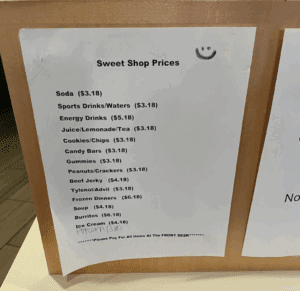 a paper with black text on it