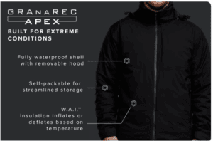 a man wearing a black jacket