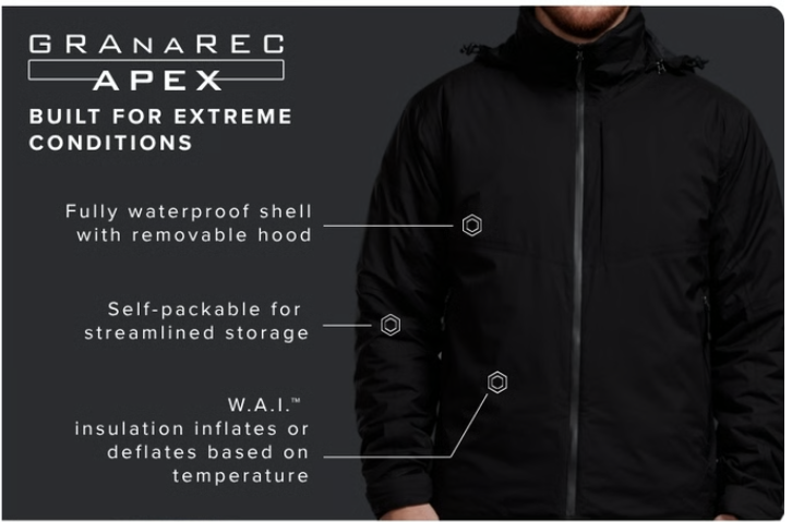 a man wearing a black jacket