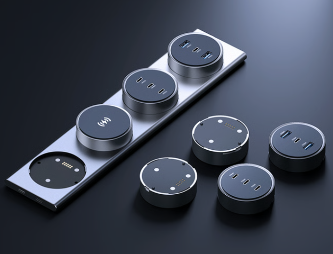 a group of power strip with multiple usb ports