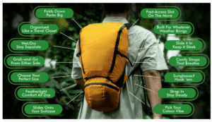 a person with a backpack