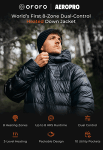 a man in a black coat