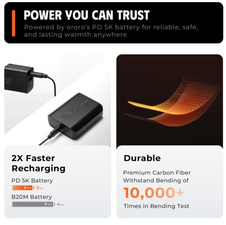 a black rechargeable battery