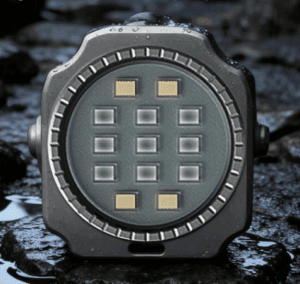 a close up of a watch