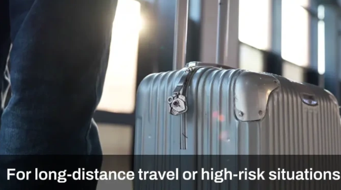 a close up of a suitcase