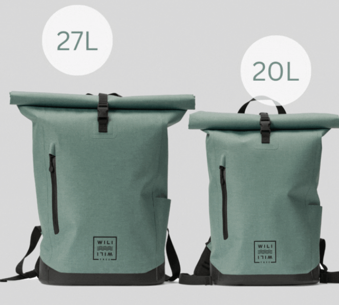Kickstarter: Roll Top Backpack Go and Go Max