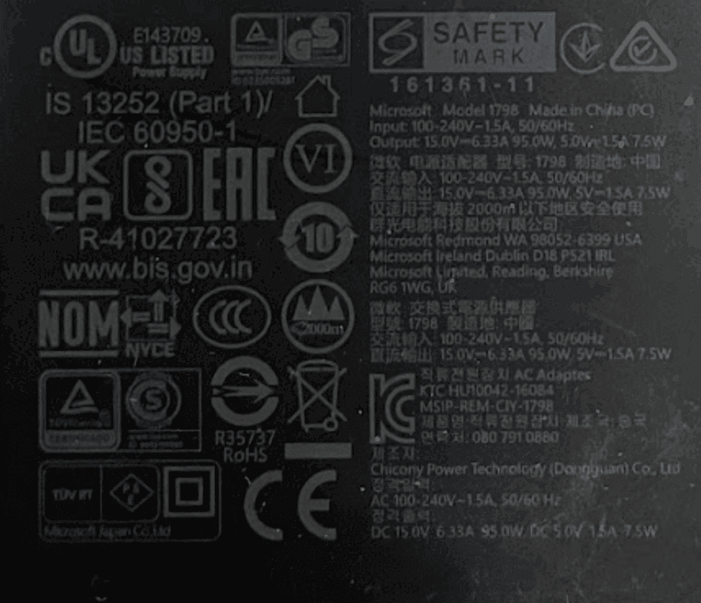 a black label with white text