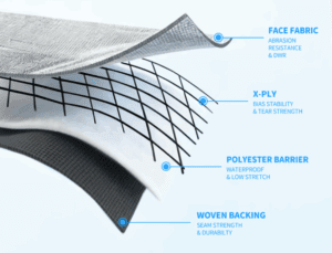 a close up of a fabric