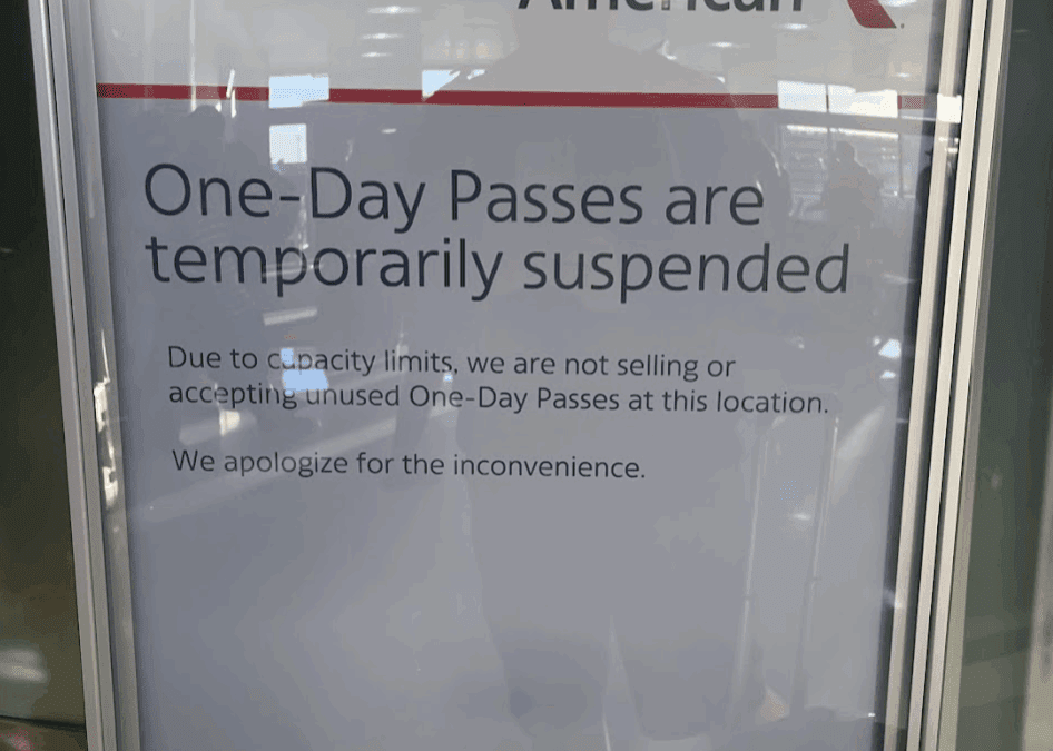 Do Citi Strata Elite Admirals Club Passes Count As “One-Day Passes”?