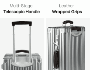 a close-up of a suitcase