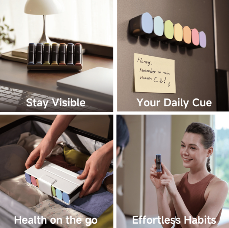 a collage of a woman and a woman