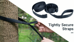 a pair of straps tied to a tree