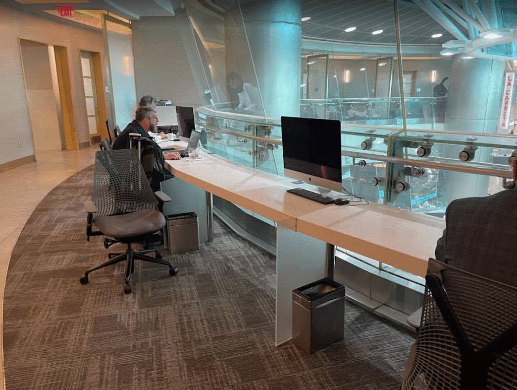 people sitting at a desk