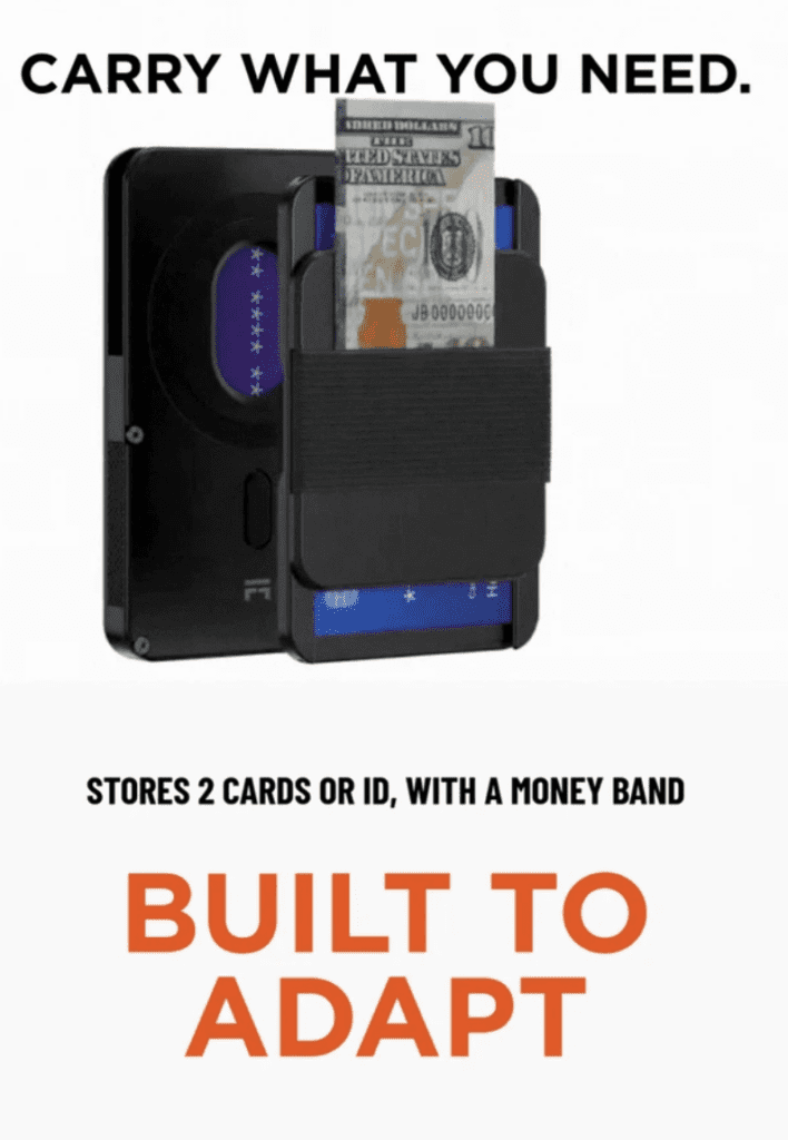 a black case with money in it