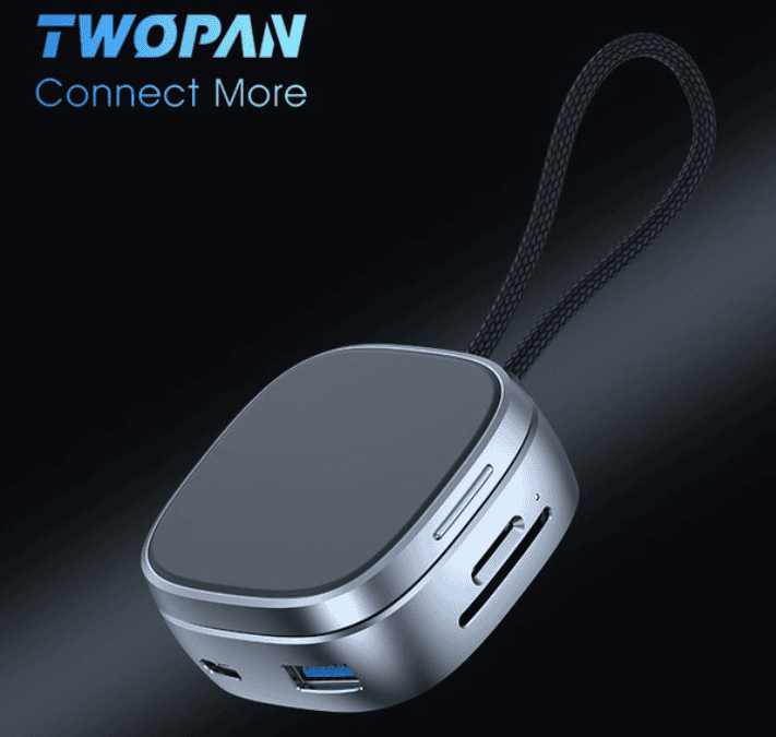 Kickstarter: Twopan T11 Portable Magnetic USB-C Hub
